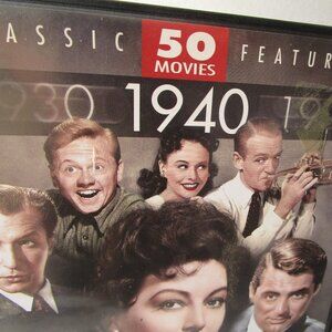 Classic Features from 1940s, 50 movies 12 DVD box set